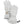 Hestra white leather and fabric ski gloves with wrist adjustment straps and drawstring cuffs
