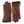 Hestra brown leather gloves with ribbed knit cuffs