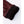 Hestra burgundy leather glove with ribbed knit cuff