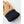 Tan Hestra leather glove with black ribbed cuff