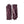 Hestra dark purple leather gloves with ribbed cuffs