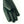 Dark green leather glove on white background