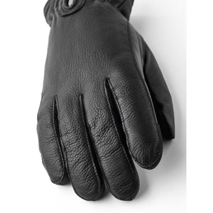 Hestra black leather glove