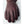 Hestra dark brown textured leather glove with a zippered wrist closure