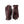 Hestra brown leather gloves with wrist zipper