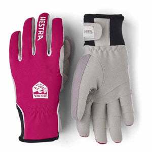 Hestra pink and grey Gore-Tex Infinium gloves
