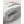 Close up of Hestra white and grey leather glove with red logo