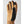 Tan and pink winter glove with black fleece palm patch