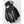 Black Hestra glove with grey accents and white logo