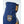 Hestra blue glove with tan leather patch and Hestra logo