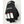 Black Hestra glove with white finger accents and brand logo