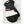 Black and white Hestra ski mitten with red trim