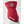 Red Hestra glove with white Hestra logo and brand patch