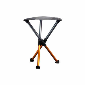 Hillsound BTR stool with orange and grey legs and black seat