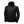Helly Hansen black hooded jacket with yellow zipper pulls