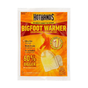 HotHands Bigfoot toe warmer packet with seven hours of heat for men shoe sizes ten and above