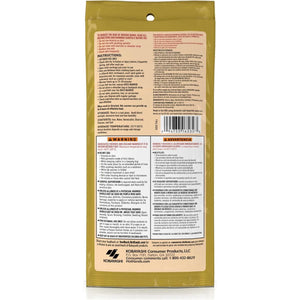 HotHands neck warmer packaging back with safety instructions and warnings in English and Spanish