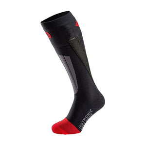 Hotronic black and red heated sock with battery attachment point