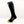 Black Hotronic heat sock with yellow toe and logo