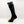 Black Hotronic heat sock with lime green toe and heel detail