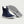 Huk navy blue ankle deck boot with white non marking rubber sole