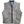 HyperKewl grey quilted cooling vest with front zipper and pockets