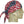 HyperKewl cooling bandana with American flag print on a mannequin head