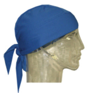 HyperKewl blue cooling skull cap on a mannequin head