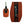 Glovii heated belt with orange and black striped fabric and power controller