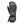 Kombi grey and black insulated winter mitten with adjustable wrist strap