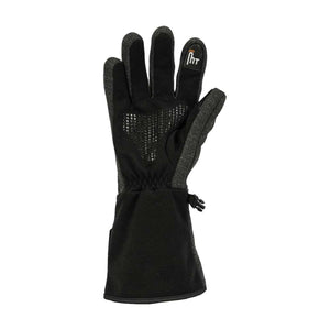 Mobile Warming black and grey heated glove with textured palm grip