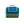 Kanga Coolers insulated beverage bag in teal and olive green with white trim