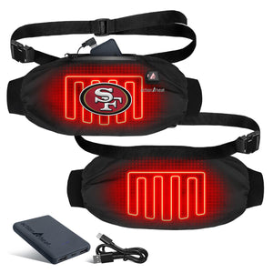 ActionHeat San Francisco 49ers heated hand warmer muff with battery pack and charging cable