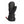 Seirus black waterproof breathable mitten with leather palm and wrist zipper