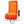Ignik orange heated seat cushion with digital controller