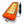 Ignik heated pad with orange fabric and digital temperature controller