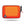 Ignik orange heated seat pad with visible internal heating coils and digital controller