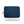Ignik blue rectangular padded seat cushion with orange drawstring