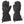 Gerbing Gyde black heated lobster mittens with red logo and power button