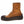 Impacto brown leather lace up work boot with black rubber toe cap