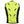 Back view of neon yellow Inuteq cooling vest with black mesh side panels and water fill cap