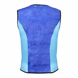 Inuteq blue cooling vest back view