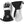Hestra black and white Gore-Tex ski gloves with gauntlet cuffs