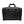 Black Briggs and Riley travel duffel bag with top handles and side zipper compartments