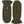 Olive green Hestra wool mittens with brand patch