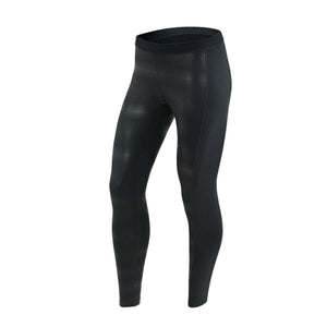 Seirus black thermal base layer leggings with subtle chevron pattern
