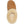 Acorn tan suede slipper with cream faux fur lining