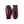 Hestra burgundy leather mittens with ribbed cuffs