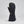 Gordini black insulated ski mitten with adjustable wrist strap