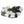 Korkers traction cleats attached to a white running shoe